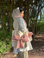 Pink Middle bow bag